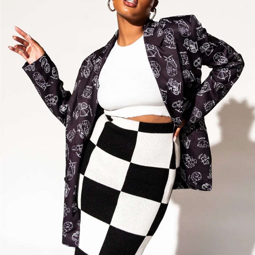 Dressed In Lala Celestial Oversized blazer brand new